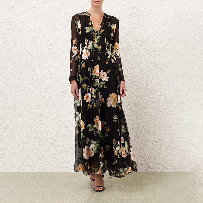 zimmermann ascent flowy maxi dress